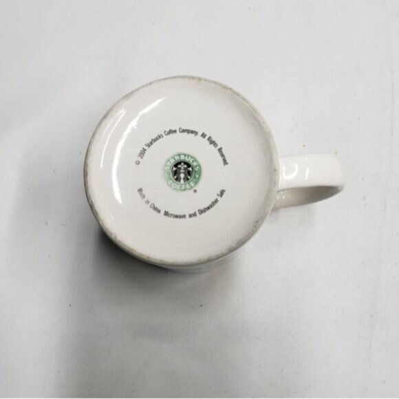 Vintage Starbucks Daddy O Gone Fishing Mug Polka Dots 16 Ounce 2004 - Picture 7 of 11